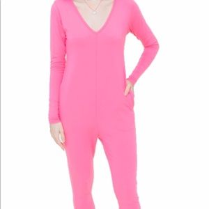 Smash + Tess Friday Romper in Pop of Pink - Small